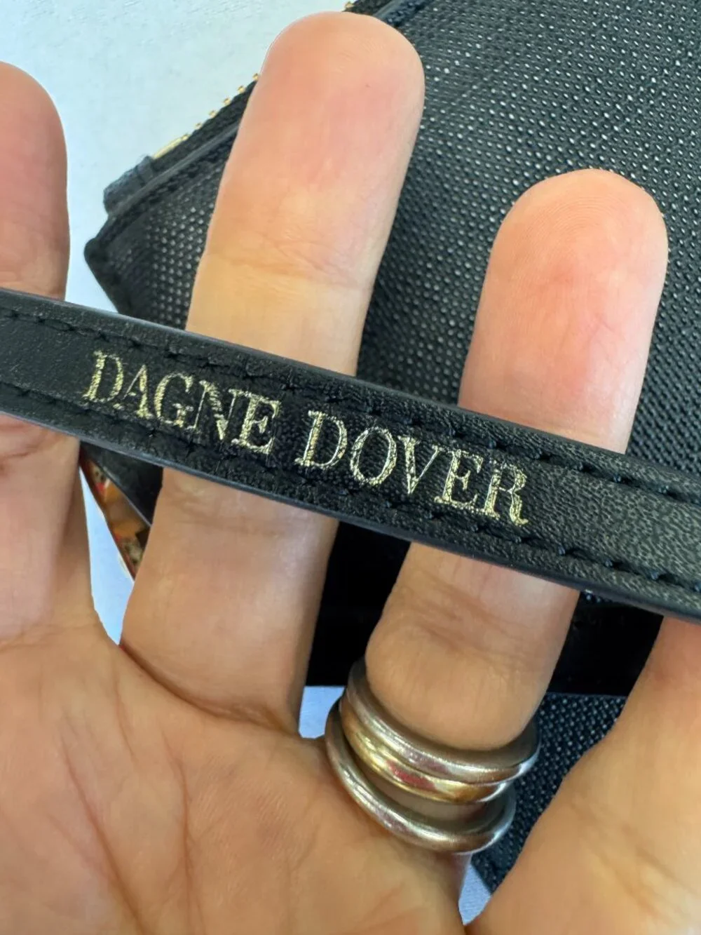 Dagne Dover black coated